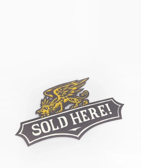 Pan Drwal - naklejka SOLD HERE