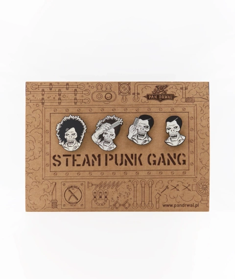 Pan Drwal - Steam Punk Gang - Zestaw Pinów